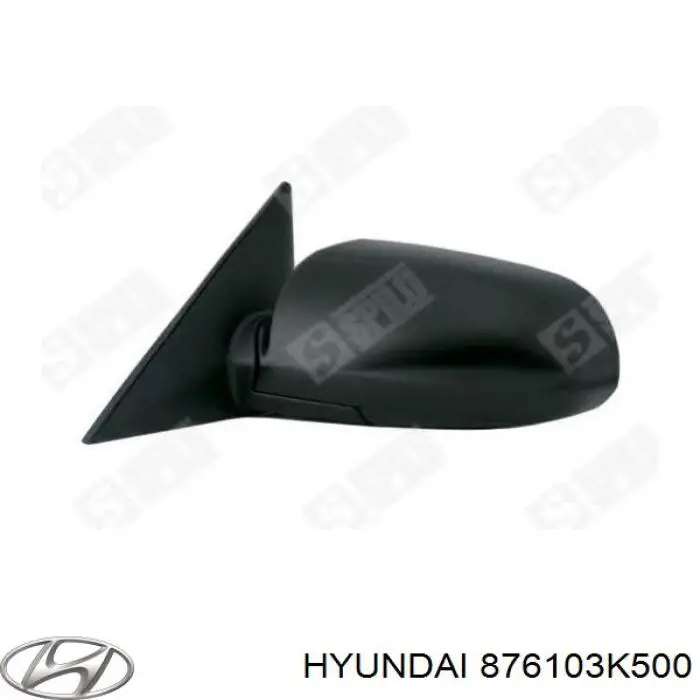 876103K500 Hyundai/Kia Lusterko wsteczne lewe