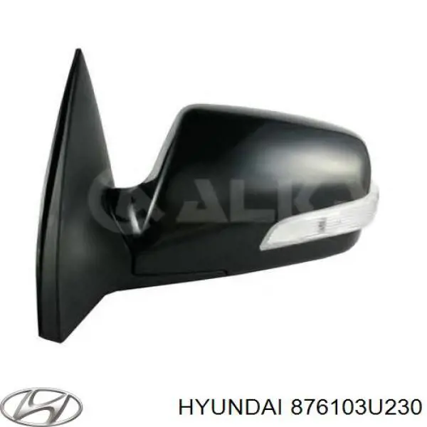 876103U230 Hyundai/Kia Lusterko wsteczne lewe