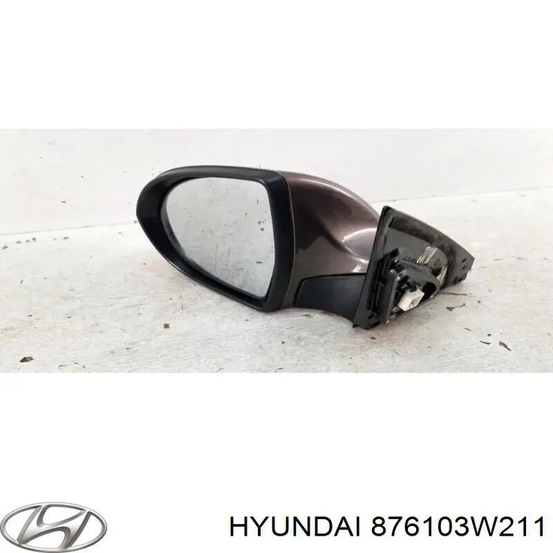 Lusterko wsteczne lewe Hyundai/Kia 876103W211 cena, od 217,93 USD