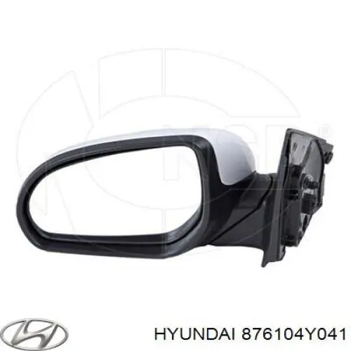 876104Y041 Hyundai/Kia Lusterko wsteczne lewe