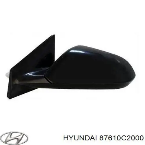 87610C2000 Hyundai/Kia Lusterko wsteczne lewe