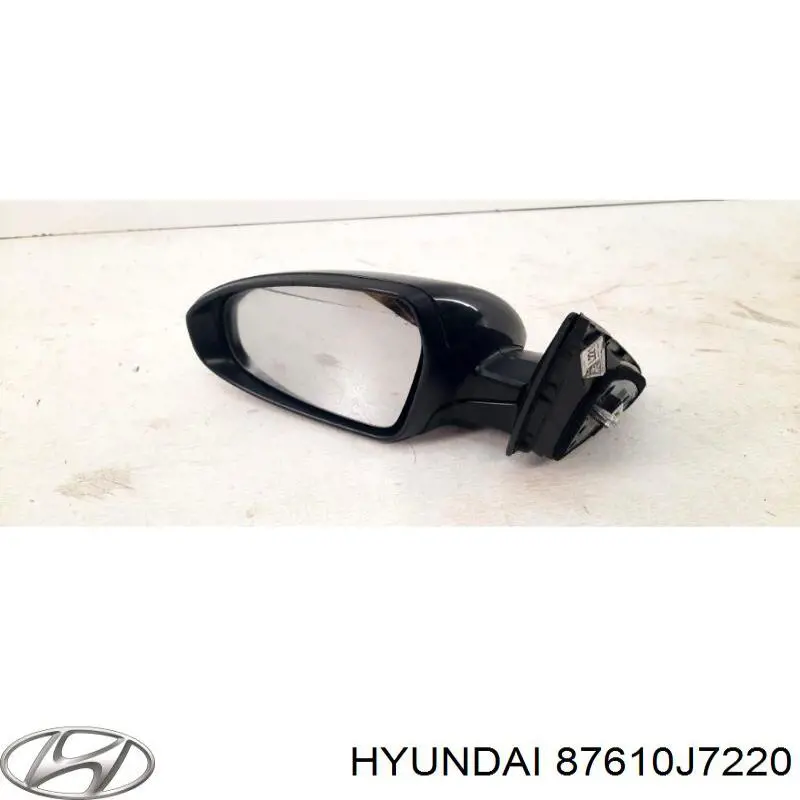 87610J7220 Hyundai/Kia Lusterko wsteczne lewe