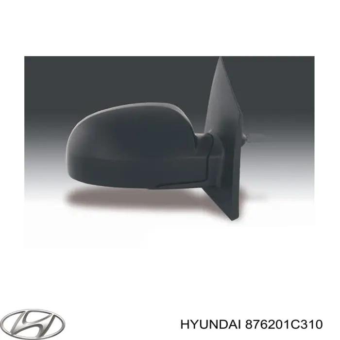 876201C310 Hyundai/Kia Lusterko wsteczne prawe