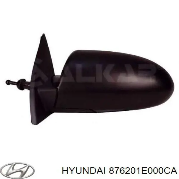 Lusterko wsteczne prawe Hyundai/Kia 876201E000CA cena, od 53,50 USD