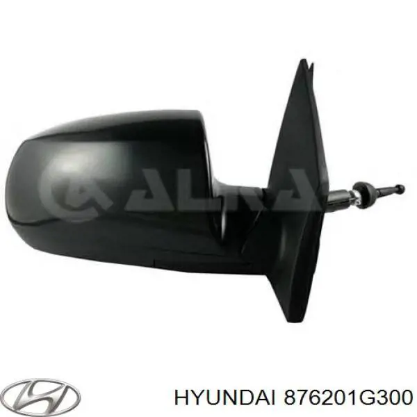 Lusterko wsteczne prawe Hyundai/Kia 876201G300 cena, od 80,02 USD