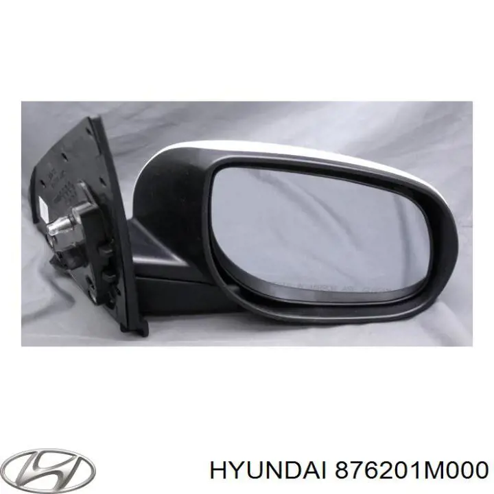 876201M000 Hyundai/Kia Lusterko wsteczne prawe