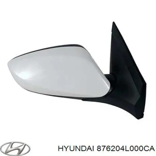 Lusterko wsteczne prawe Hyundai/Kia 876204L000CA cena, od 92,07 USD