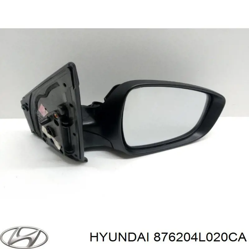 Do koszyka 876204L020CA Hyundai/Kia Lusterko wsteczne prawe