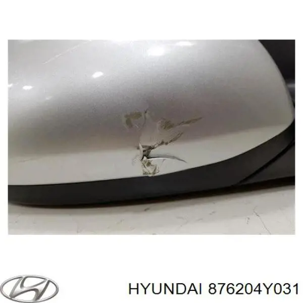Lusterko wsteczne prawe 876204Y031 Hyundai/Kia
