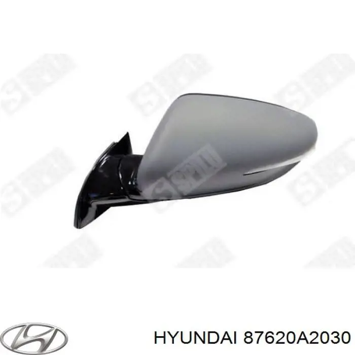 87620A2030 Hyundai/Kia Lusterko wsteczne prawe