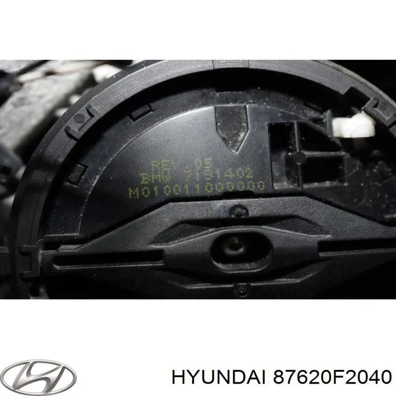 87620F2040 Hyundai/Kia Lusterko wsteczne prawe