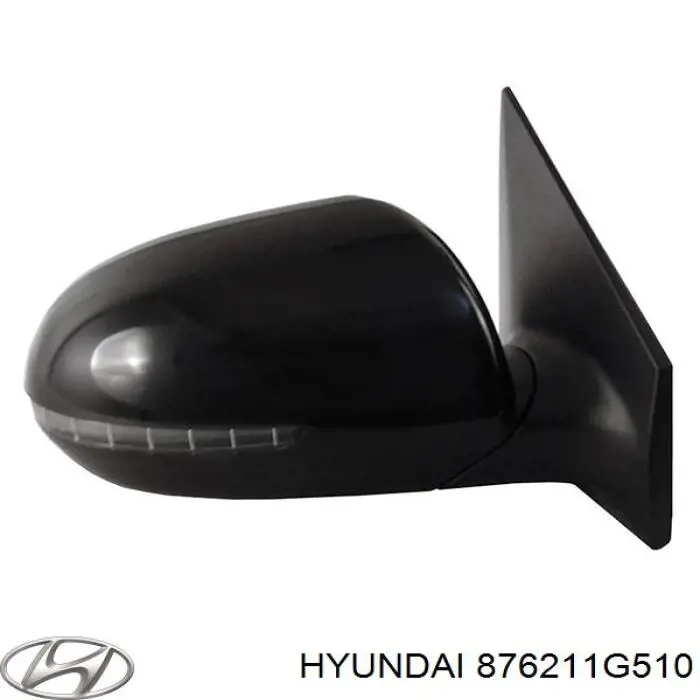 Wkład lusterka wstecznego prawego Hyundai/Kia 876211G510 cena, od 25,61 USD