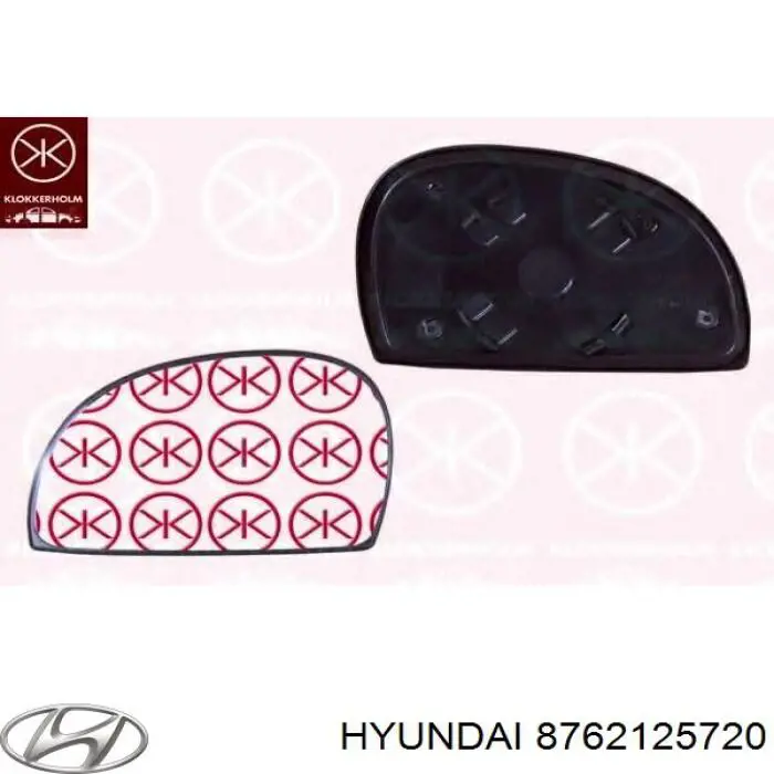 8762125720 Hyundai/Kia Wkład lusterka wstecznego prawego