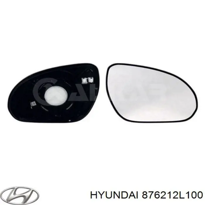 Wkład lusterka wstecznego prawego Hyundai/Kia 876212L100 cena, od 17,96 USD