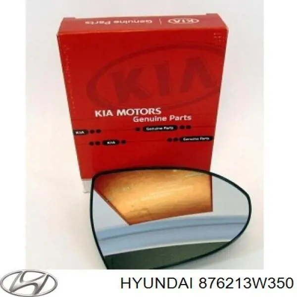 876213W350 Hyundai/Kia Wkład lusterka wstecznego prawego