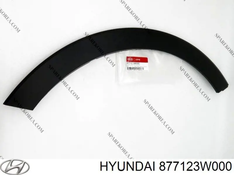 877123W000 Hyundai/Kia Poszerzenie (nakładka) reperaturki błotnika przedniego prawy