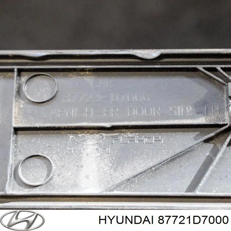 Listwa ochronna drzwi przednich lewych Hyundai/Kia 87721D7000 cena, od 44,77 USD