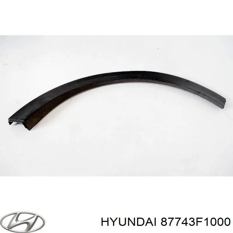 Poszerzenie (nakładka) reperaturki tylnego błotnika lewy 87743F1000 Hyundai/Kia