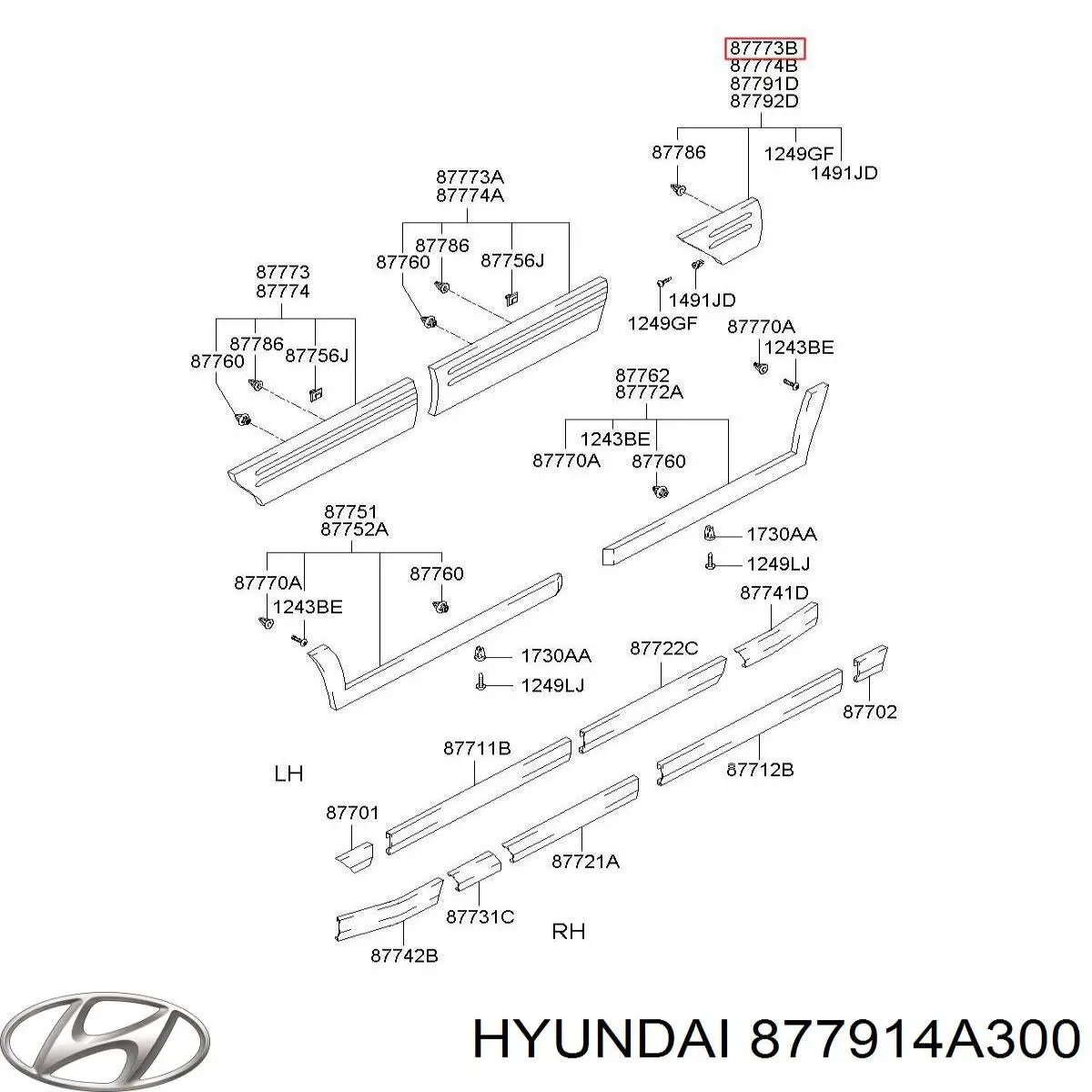 Hyundai/Kia 877914A300 cena, od 54,48 USD
