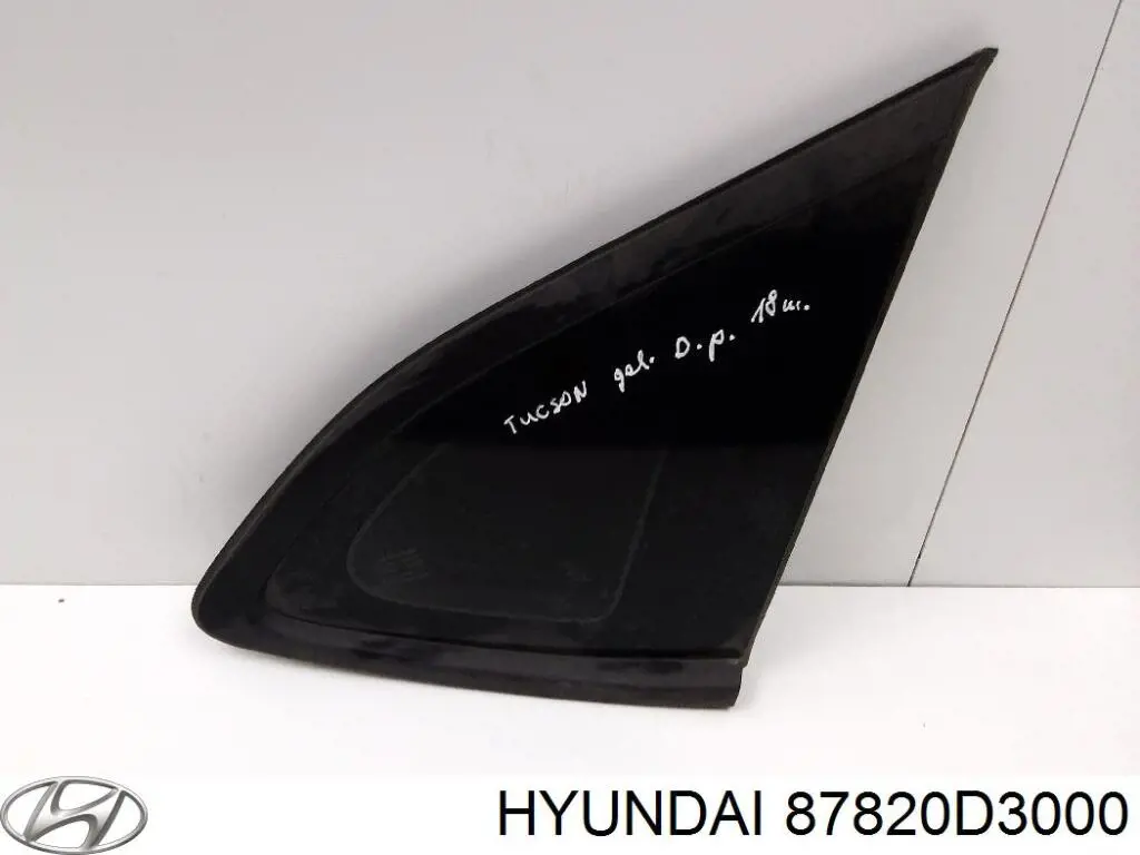 87820D3000 Hyundai/Kia Szyba karoseryjna (przedział bagażowy) prawa