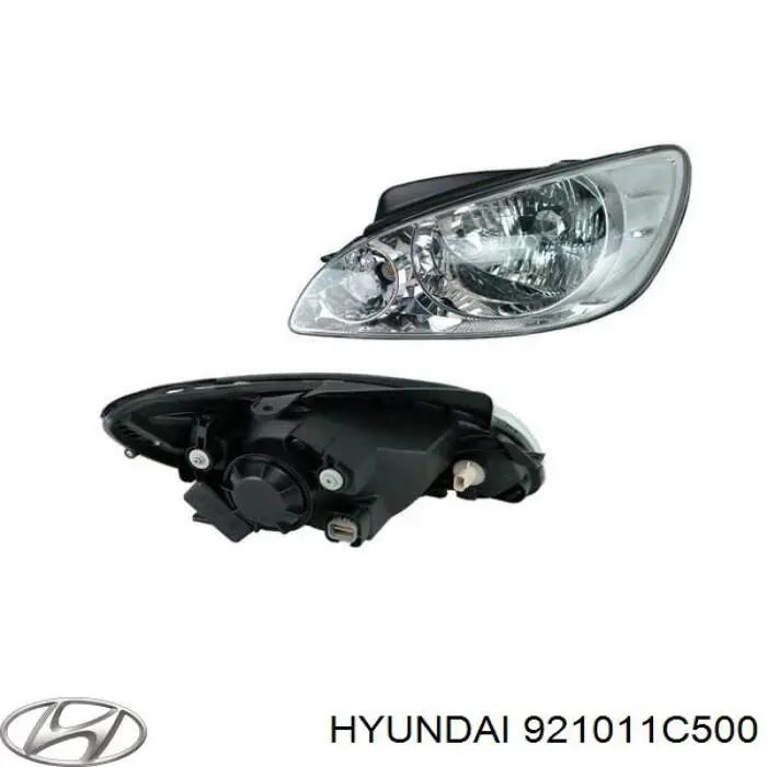 921011C500 Hyundai/Kia Reflektor lewy