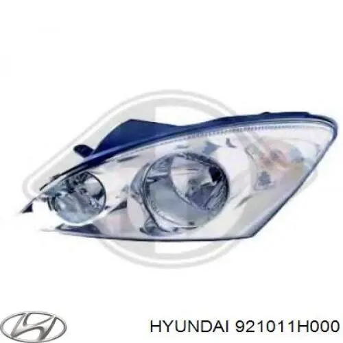 Reflektor lewy Hyundai/Kia 921011H000 cena, od 190,09 USD