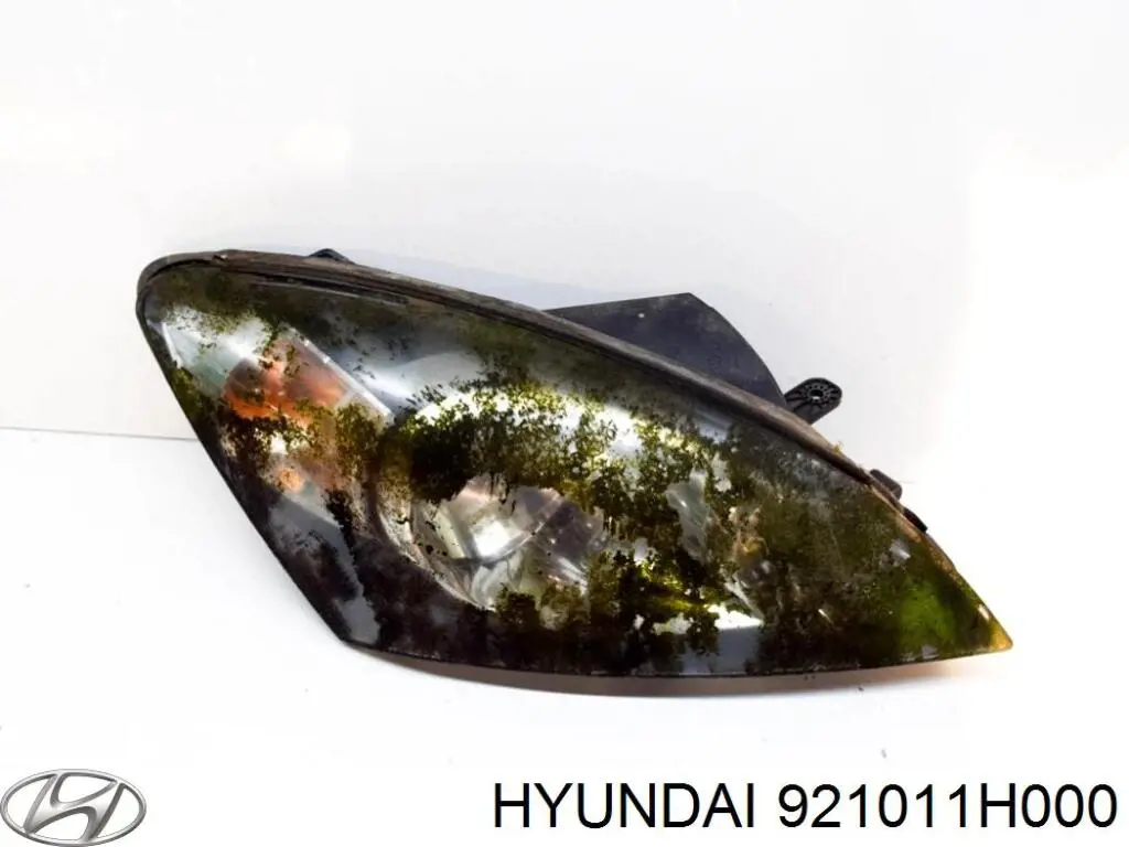 Do koszyka 921011H000 Hyundai/Kia Reflektor lewy