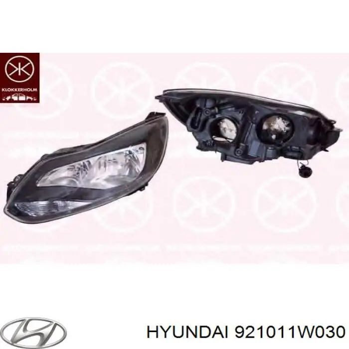 Reflektor lewy Hyundai/Kia 921011W030 cena, od 284,77 USD