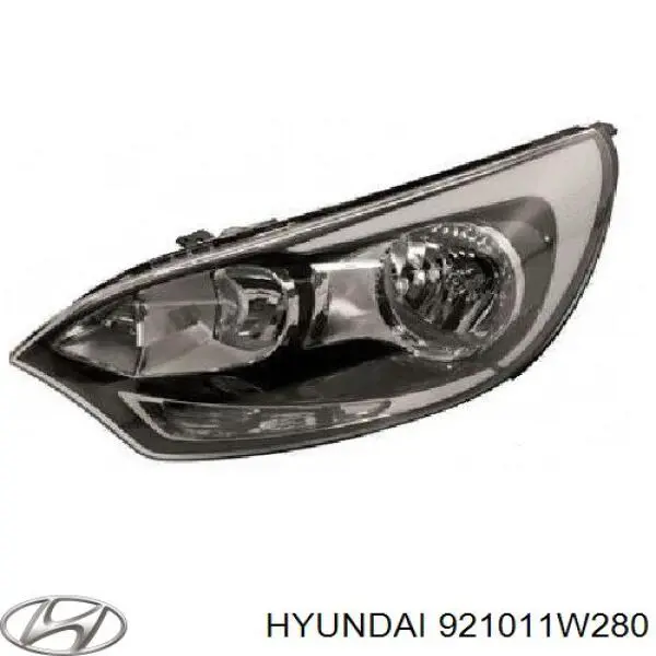 921011W280 Hyundai/Kia Reflektor lewy