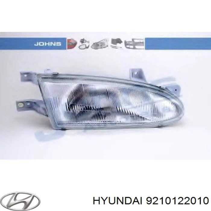 Do koszyka 9210122010 Hyundai/Kia Reflektor lewy