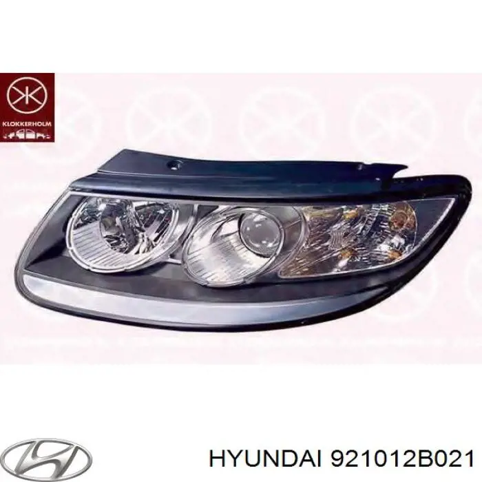 Reflektor lewy do Hyundai Santa Fe II CM