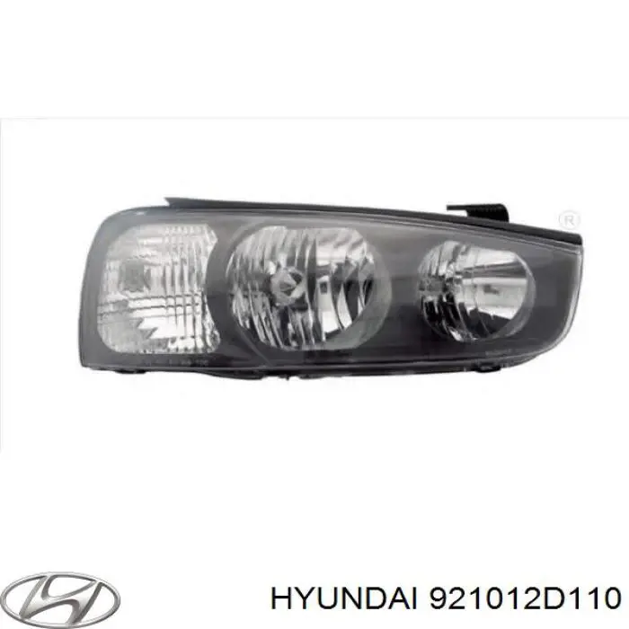 Reflektor lewy Hyundai/Kia 921012D110 cena, od 109,98 USD