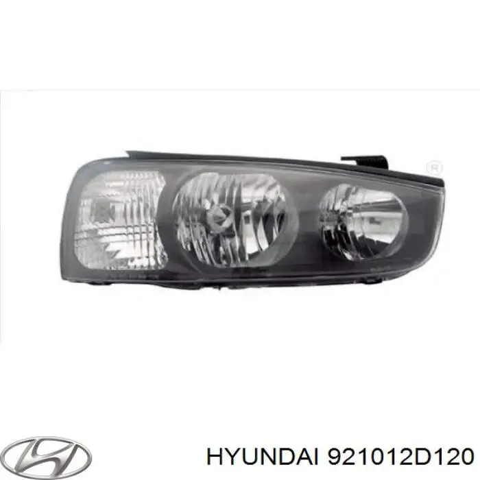 Reflektor lewy Hyundai/Kia 921012D120 cena, od 57,97 USD