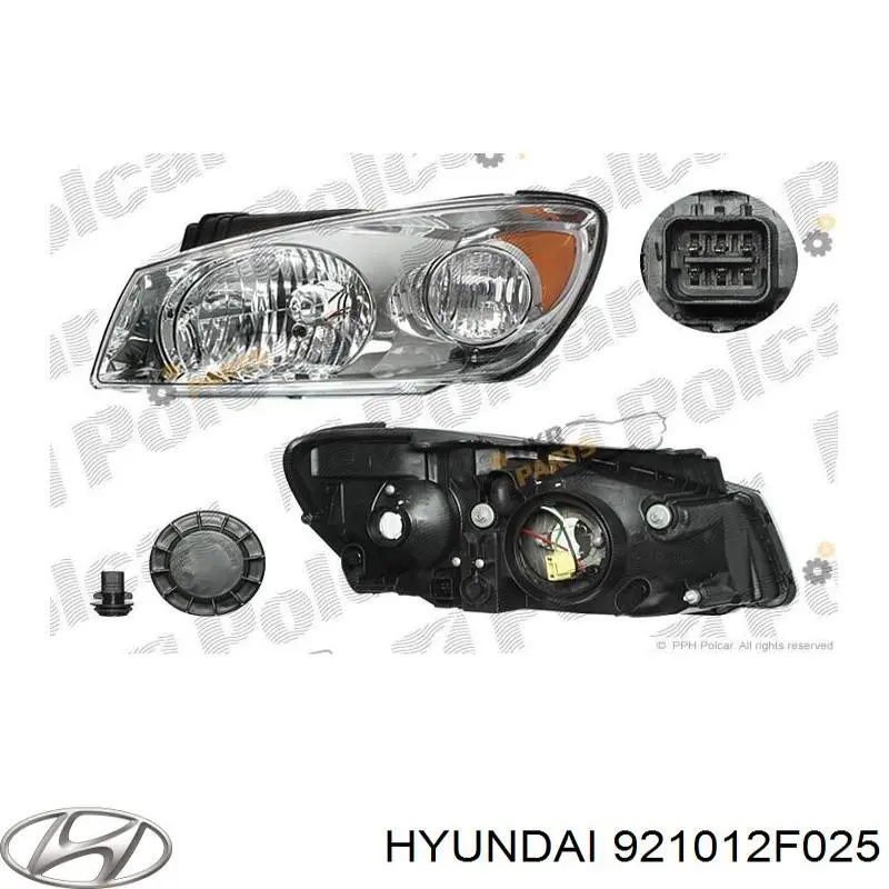 Reflektor lewy KIA Cerato I sedana (LD) (2004 - 2008) cena, od 93,03 USD