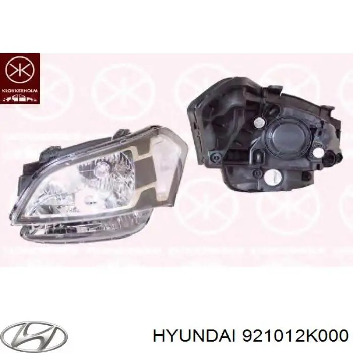 921012K000 Hyundai/Kia Reflektor lewy