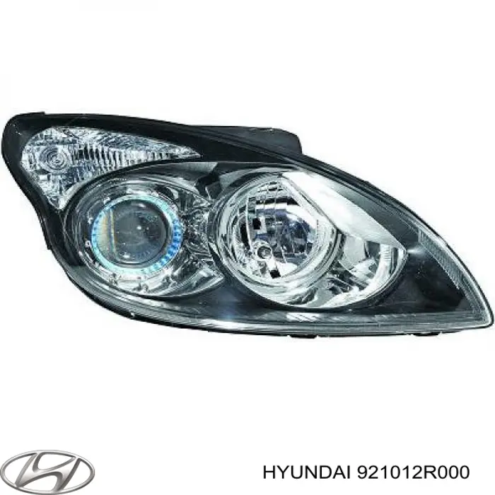 Do koszyka 921012R000 Hyundai/Kia Reflektor lewy