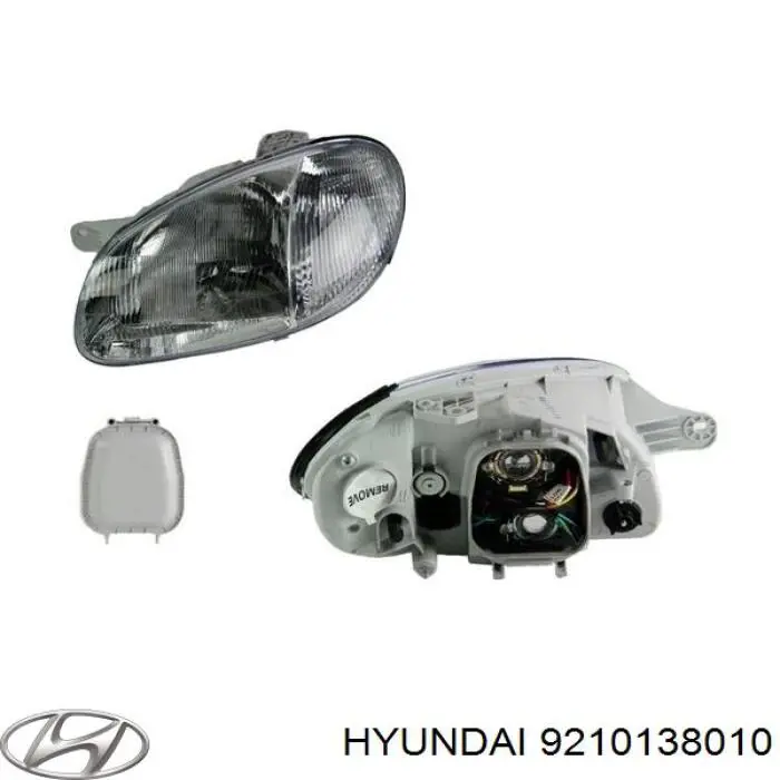 Reflektor lewy do Hyundai Sonata IV EF