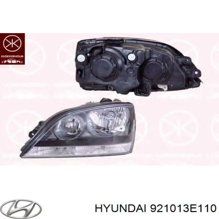 921013E110 Hyundai/Kia Reflektor lewy