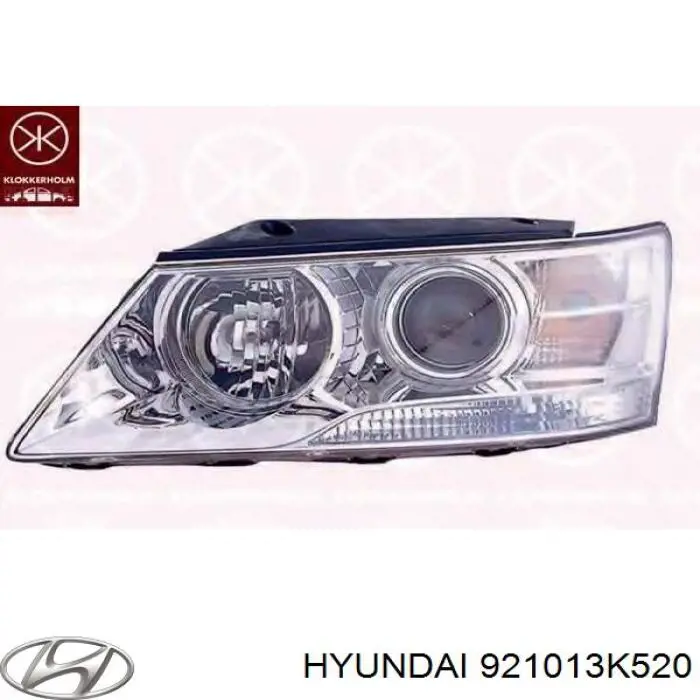 Reflektor lewy Hyundai/Kia 921013K520 cena, od 121,46 USD