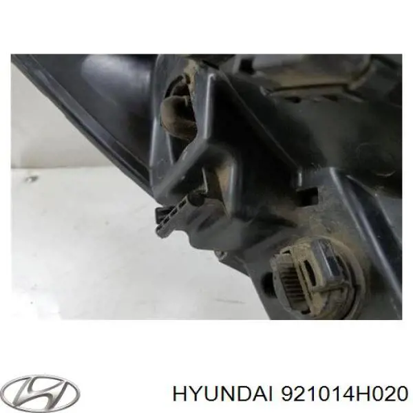 Do koszyka 921014H020 Hyundai/Kia Reflektor lewy