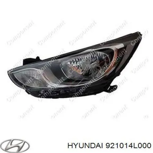 Reflektor lewy Hyundai/Kia 921014L000