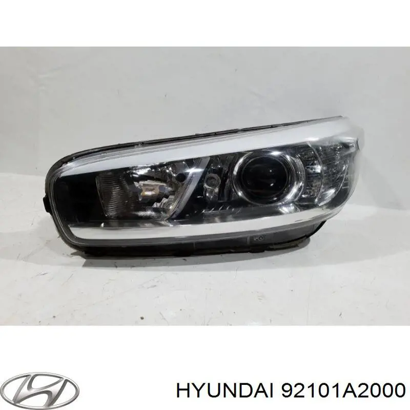 Do koszyka 92101A2000 Hyundai/Kia Reflektor lewy