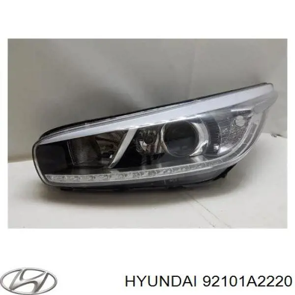 Reflektor lewy Hyundai/Kia 92101A2220 cena, od 389,14 USD