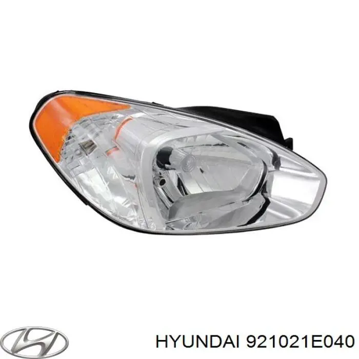 Do koszyka 921021E040 Hyundai/Kia Reflektor prawy