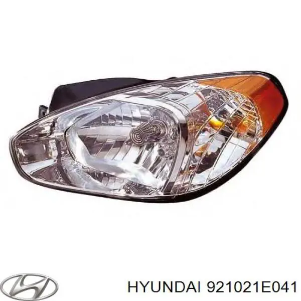 Reflektor prawy Hyundai/Kia 921021E041 cena, od 107,28 USD