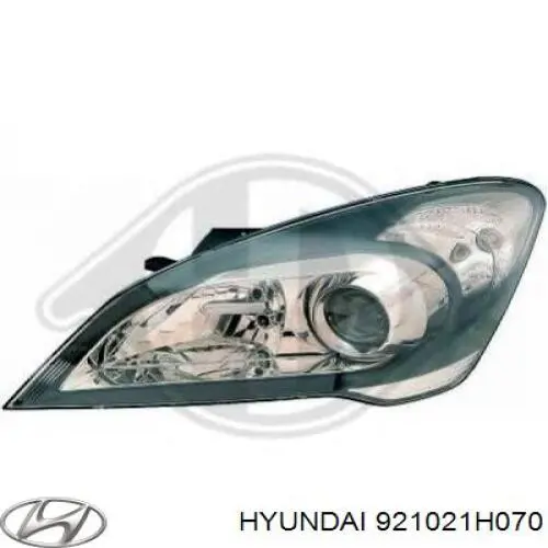 Reflektor prawy Hyundai/Kia 921021H070 cena, od 225,94 USD