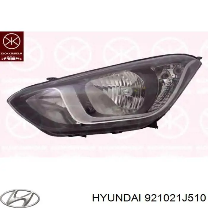 Reflektor prawy Hyundai/Kia 921021J510 cena, od 209,26 USD