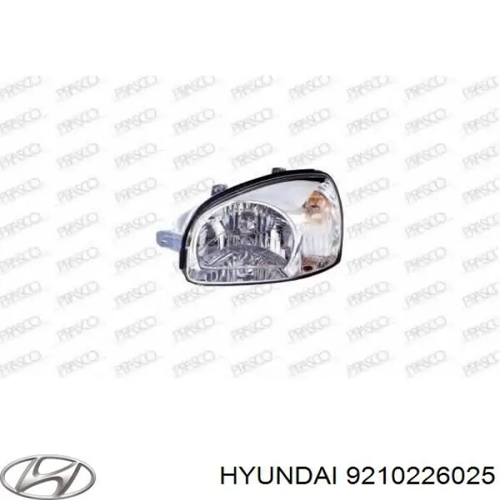 Do koszyka Reflektor prawy Hyundai Santa Fe I SM