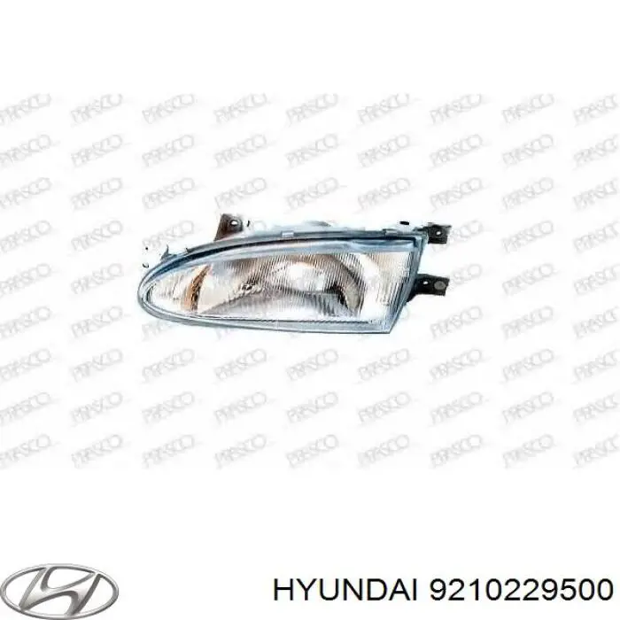  Reflektor prawy Hyundai Lantra 2
