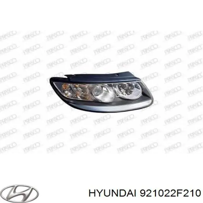 Reflektor prawy KIA Cerato I hatchback (LD) (2004 - 2007) cena, od 69,16 USD
